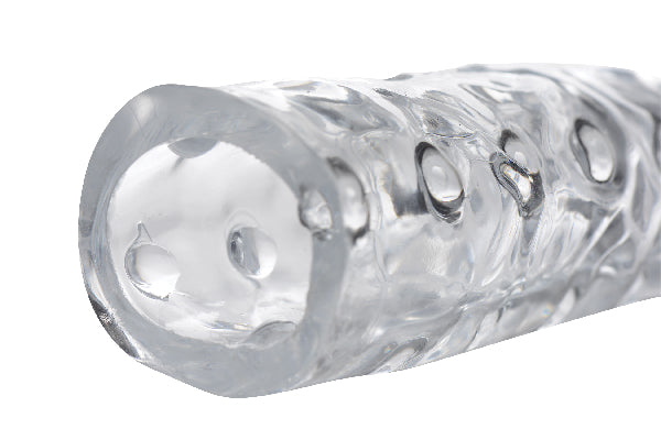 Size Matters - 3 Inch Clear Penis Enhancer Sleeve - Clear - K. P.