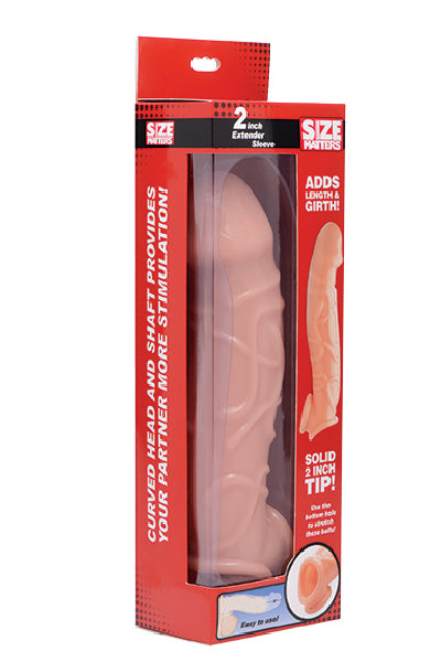 Size Matters - 2 Inch Extender Sleeve - Flesh - K. P.