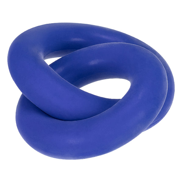DUO linked cock/ball rings by Hunkyjunk Cobalt