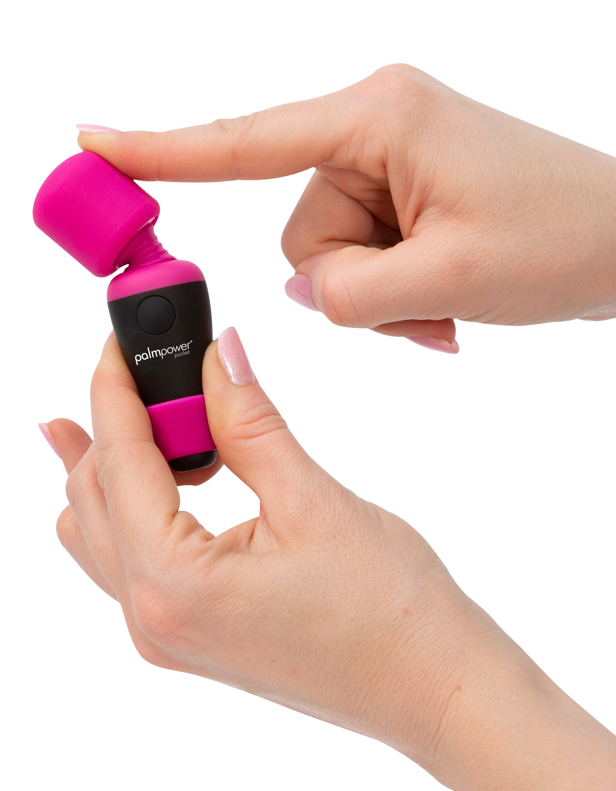 PalmPower - Pocket Massage Wand - Black/Pink - K. P.