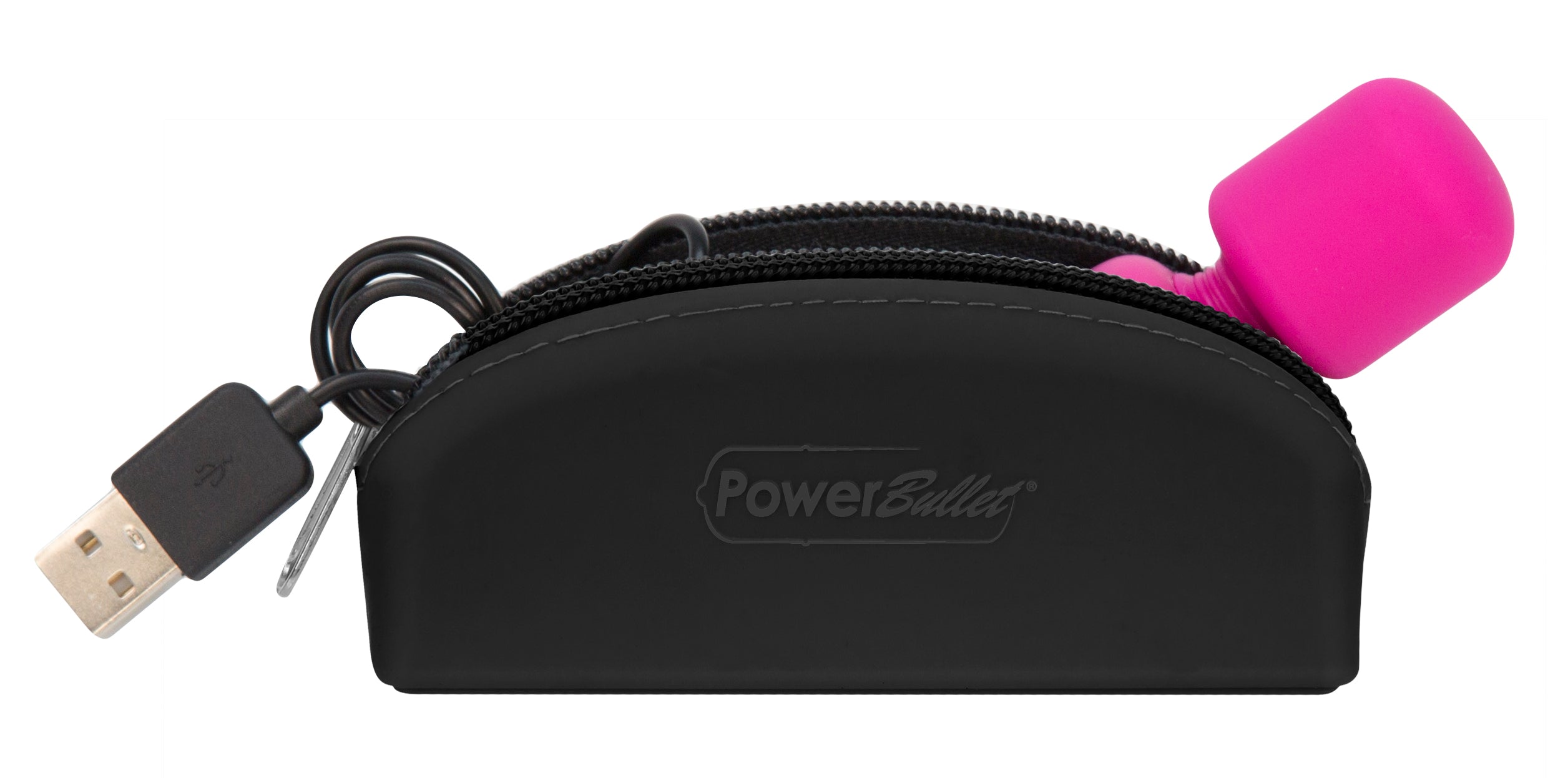 PalmPower - Pocket Massage Wand - Black/Pink - K. P.