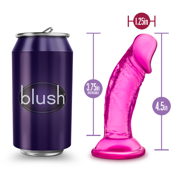 B Yours Sweet N Small Dildo 4.5&quot; - Pink