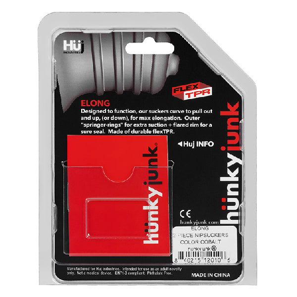 Hunkyjunk - Elong Wide Base Nipsucker - Black