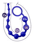 Luxe - Silicone 10 Beads - Indigo
