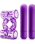 Play With Me - Double Play Dual Vibrating Cock Ring - Purple