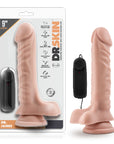 Dr Skin - Dr James 9" Vibrating Cock with Suction Cup - Vanilla