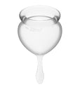 Feel Good Menstrual Cup - 2 Piece - Transparent