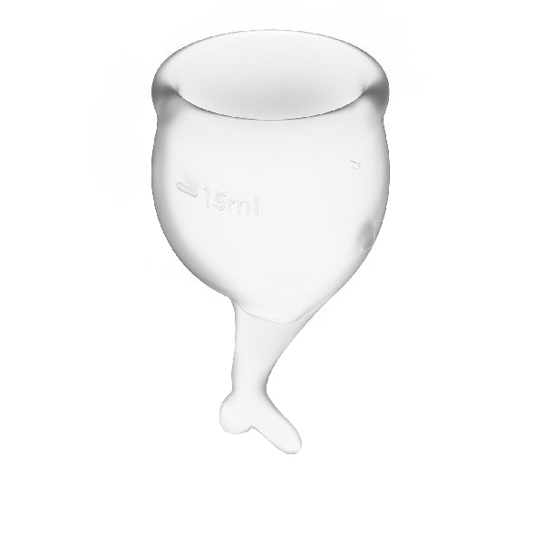 Feel Secure Menstrual Cup - 2 Piece - Transparent