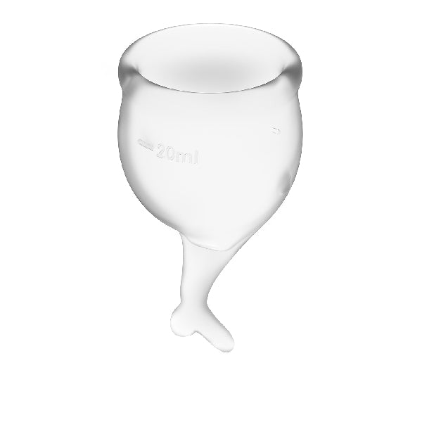 Feel Secure Menstrual Cup - 2 Piece - Transparent
