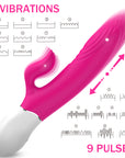 Lighter Thrusting Rabbit Vibrator - Pink - K. P.