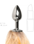 Fetish Collection - Fox Tail No. 1 - Silver Plug - K. P.