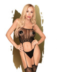 Sex Dealer Bodystocking with Thong - Black