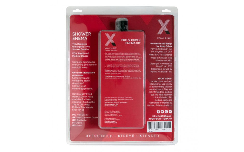XPlay Gear - Pro Shower Enema Kit