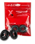 XPlay Gear - Stretch Ribbed Ring Slim 2 Pack - Black