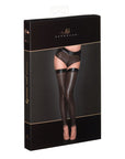 Ladies Lasercut Stockings - Black