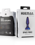 Space Force Vibrating Anal Plug - Blue