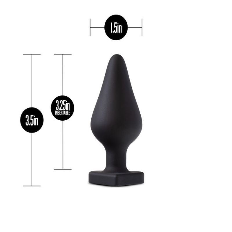 Temptasia - Spank Me Butt Plug - Black - K. P.