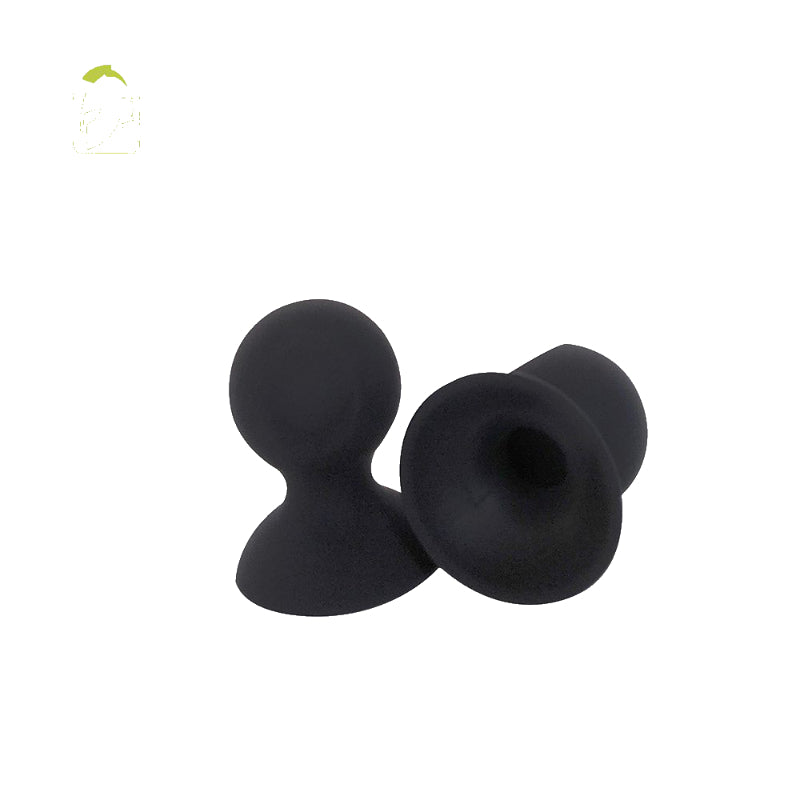 Nip Pull Silicone Nipple Suckers - Small - Black - K. P.