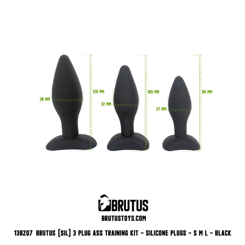 Anal Training Kit 3 Piece - Black - K. P.