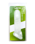 Almighty Ribbed Cocksheath 18cm - Clear