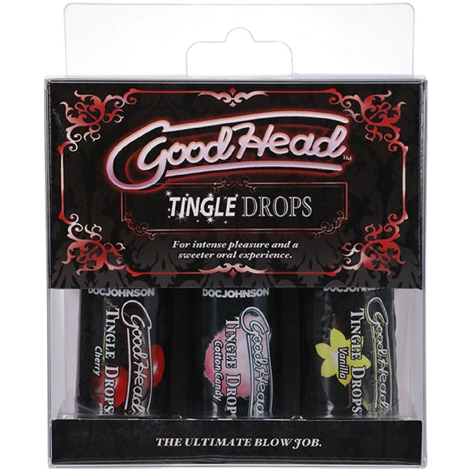 GoodHead - Tingle Drops Cherry, Candy and Vanilla 3 Pieces