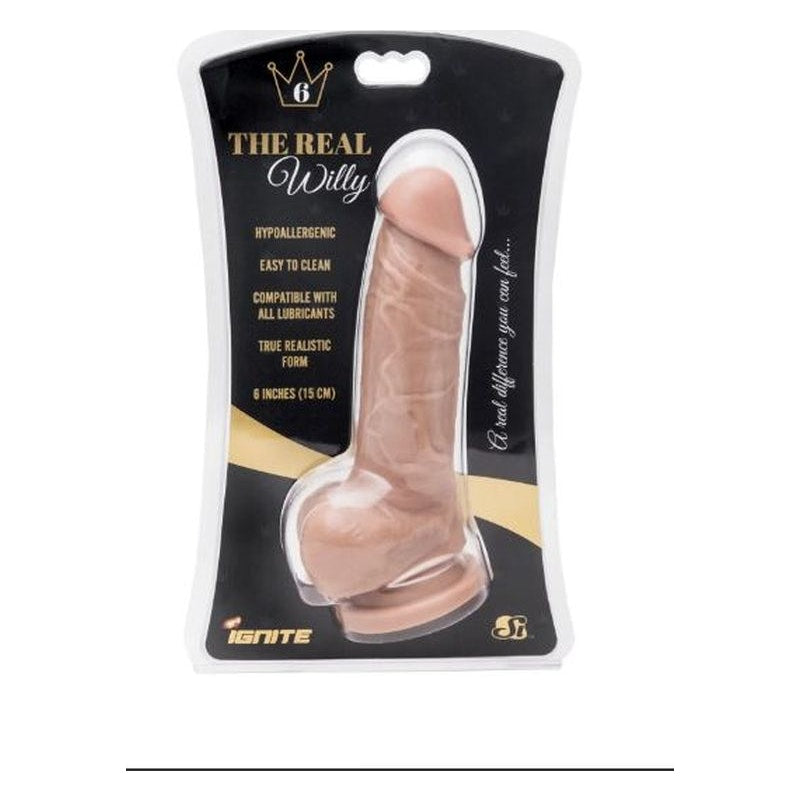 The Real Willy - 6&quot; Dildo - Vanilla