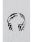 Silver Metal 3cm Penis Erection Ring - Silver - K. P.