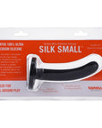 Silk Dildo Small - Onyx Black