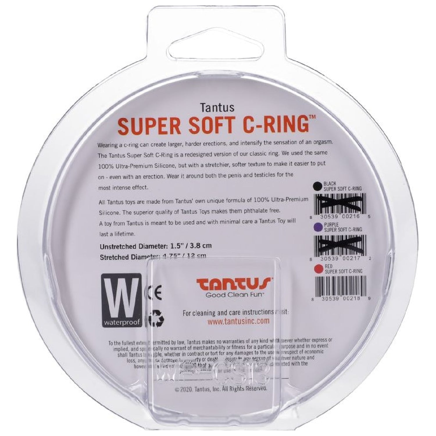 Soft C-Ring - Crimson Red - K. P.