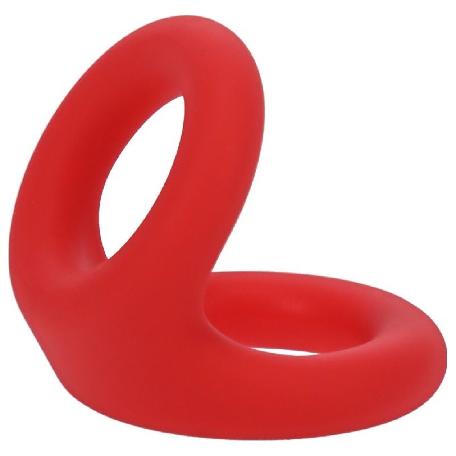 Uplift Silicone Cock Ring - Crimson Red