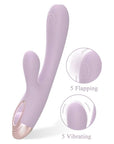 Rabbit and G-Spot Pulsing Vibrator - Pada - Purple