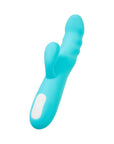 Rotating Shaft Rabbit Vibrator - Merry Swirl - Blue - K. P.