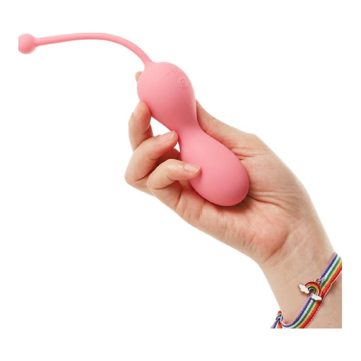 Duo Vaginal Balls Come Hither Stimulator with Remote - Kegelator - Pink