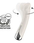 Rotating Vibrator - Spinning G-Spot 1 - Beige