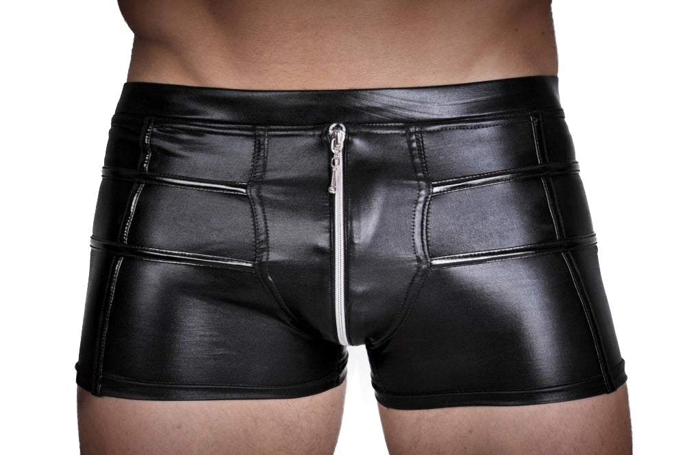 Sexy Shorts With Hot Details - Black