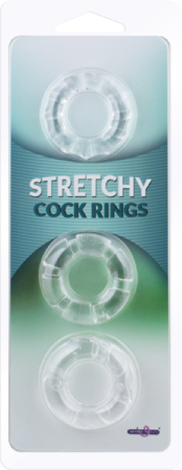 Stretchy Cock Rings - Clear