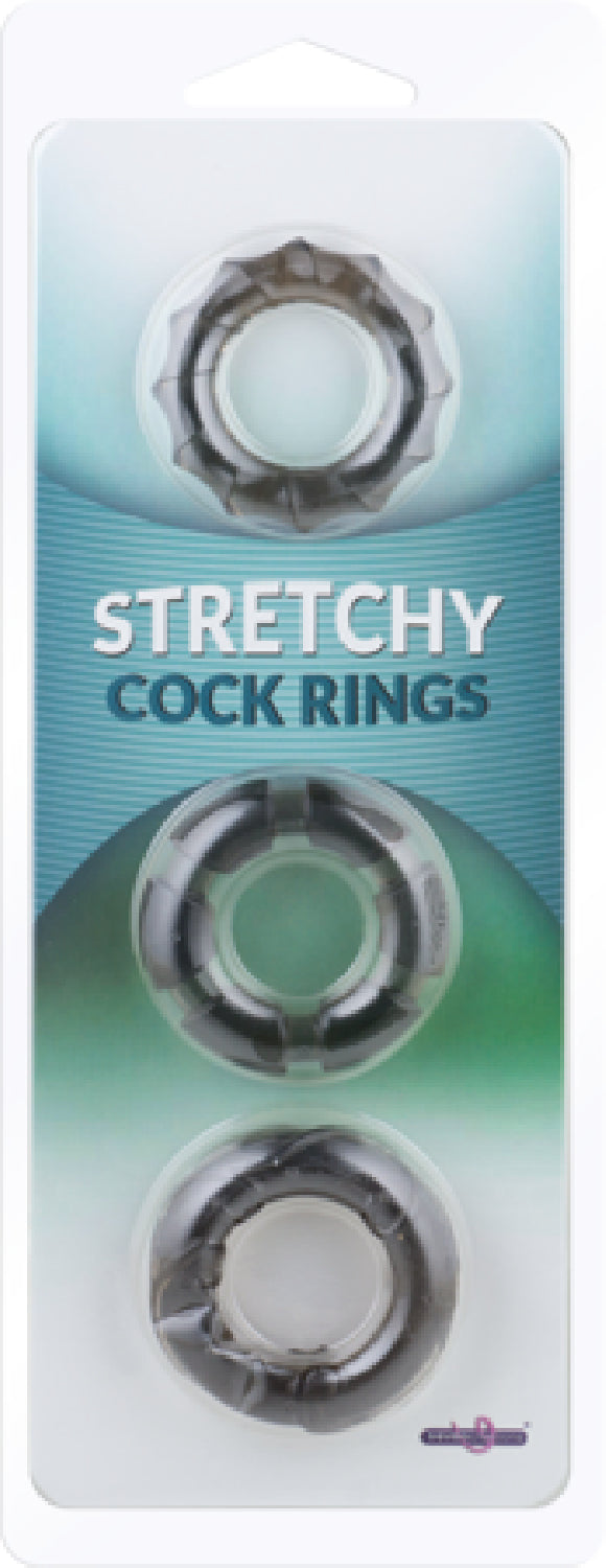 Stretchy Cock Rings - Smoke