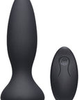 A-Play - Thrust - Adventurous 5.25" Anal Plug With Remote - Black