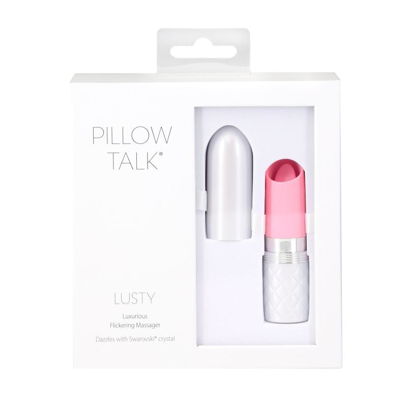 Pillow Talk - Lusty Flickering Massager - Pink