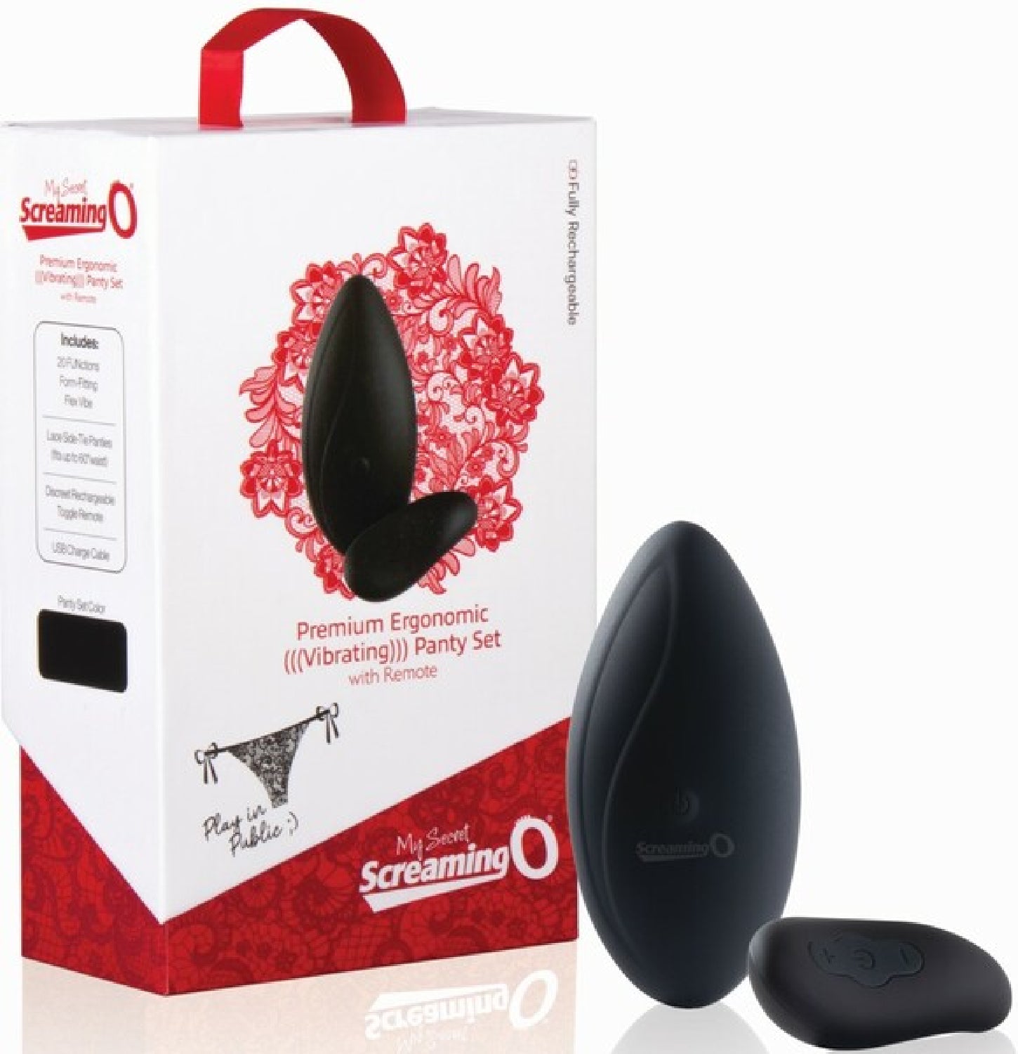 My Secret - Premium Ergonomic Remote Panty Set - Black
