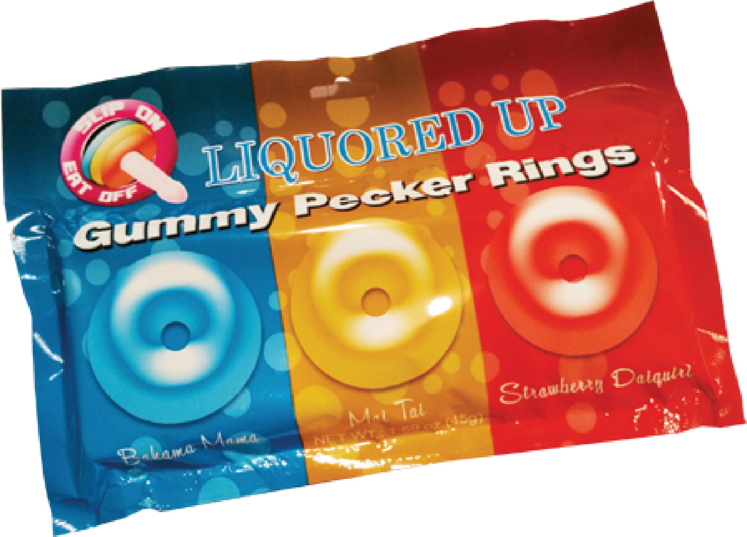 Liquored Up Pecker Gummy Rings (3 Pack) - K. P.