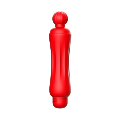 Luminous ABS Bullet With Silicone Sleeve 10-Speeds - Demi - Red