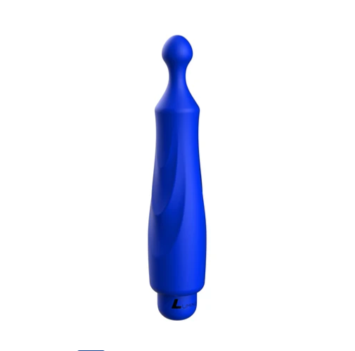 Luminous ABS Bullet With Silicone Sleeve 10-Speeds - Dido - Royal Blue