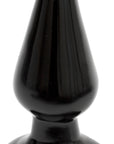 Butt Plug - Smooth Large 6" - Black - K. P.