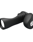 Vibrating Cock Ring Sleeve - Black - K. P.