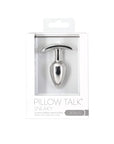 Pillow Talk - Sneaky Luxurious Stainless Steel Anal Plug wtih Swarovski Crystal