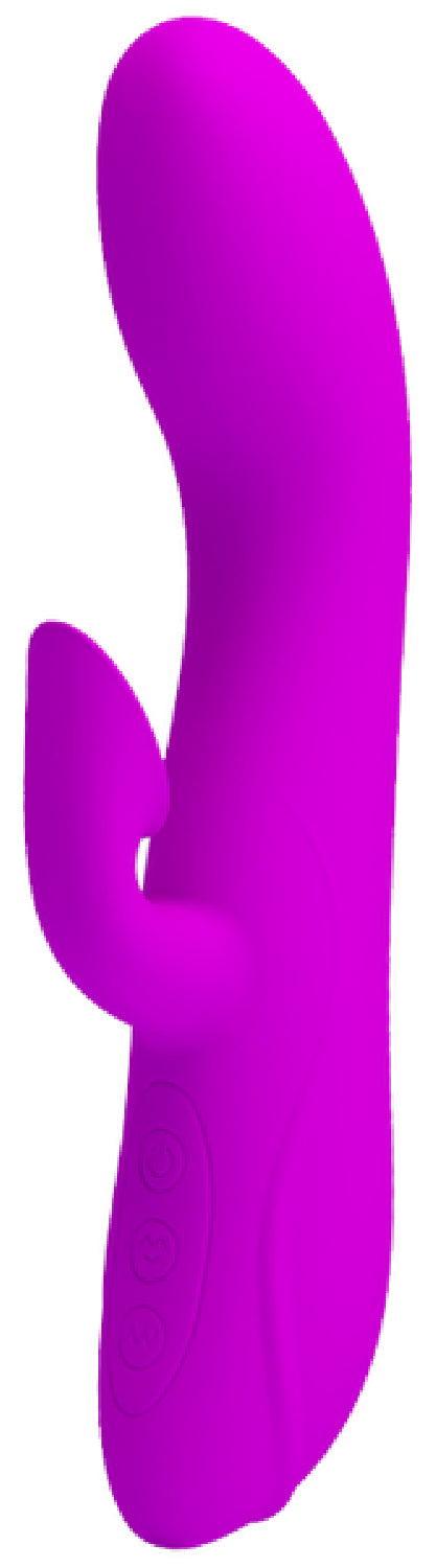 Rabbit Vibrator w/ Suction - Purple - K. P.