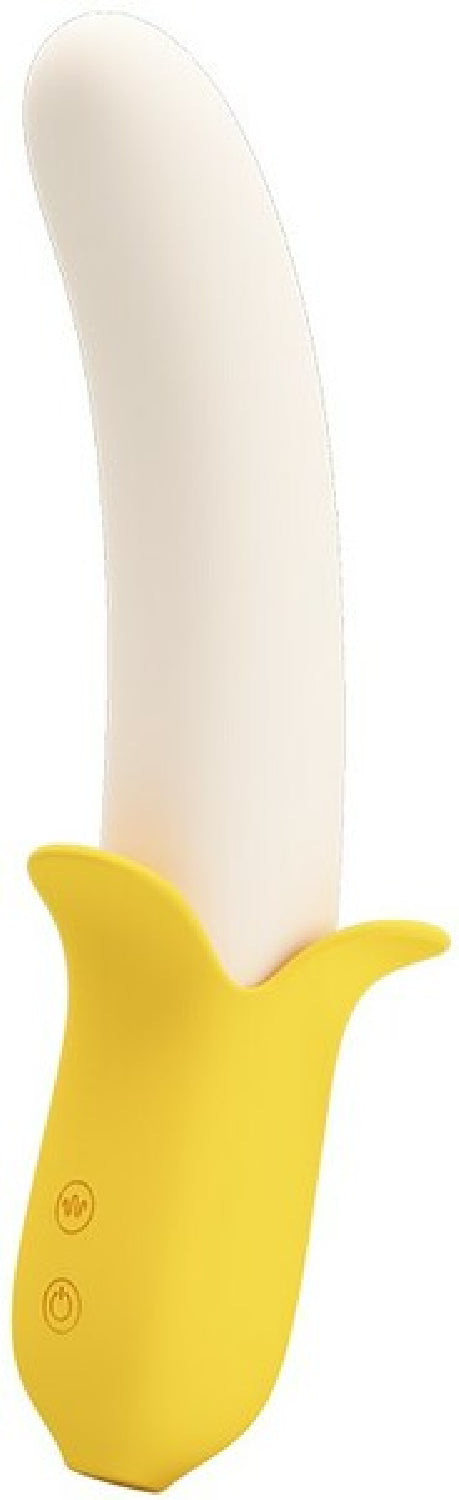 Super Power Thrusting Vibrator - Banana Geek - Yellow