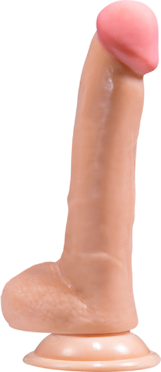 DeepIn - 8&quot; Realistic Dong With Balls - Flesh