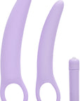 Isabelle Set Of 2 Vibrating Silicone Dilators - Purple
